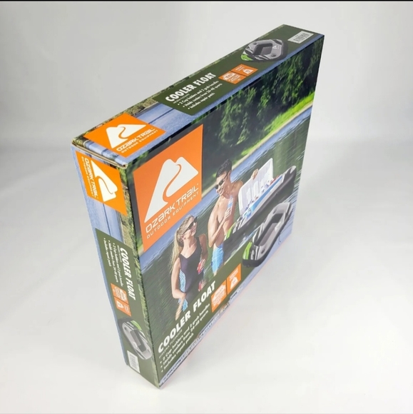 Ozark Trail Floating Cooler Float 2 Cup Holders Heavy Duty Handles 33x39 NIB - Picture 3 of 10